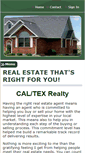 Mobile Screenshot of caltxrealty.com